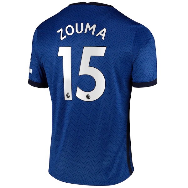 Camiseta Chelsea NO.15 Zouma Primera Equipación 2020-2021 Azul
